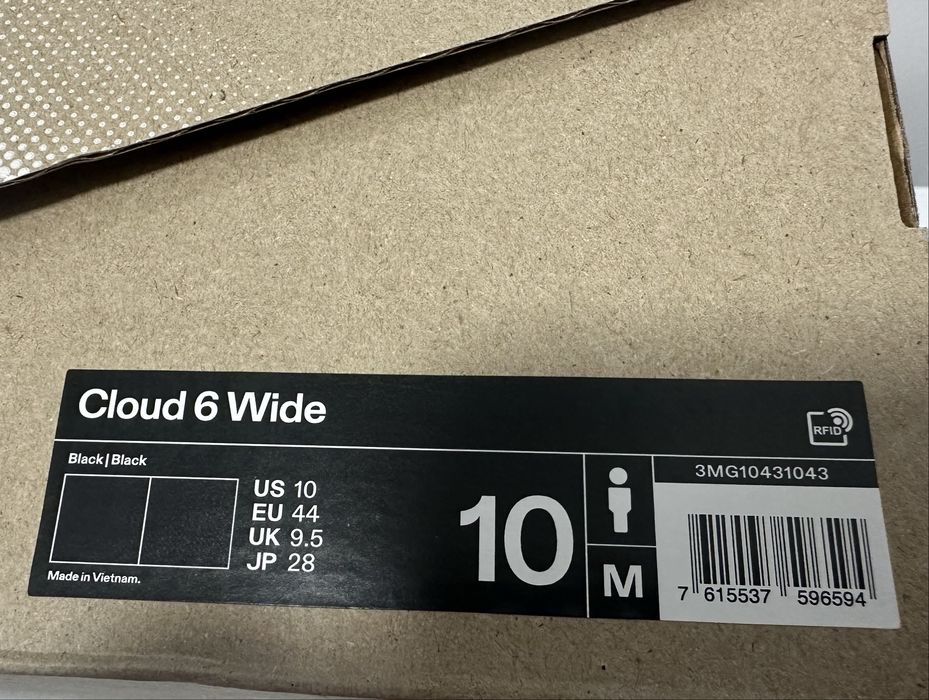 Кросівки On Cloud 6 Wide - оригінал