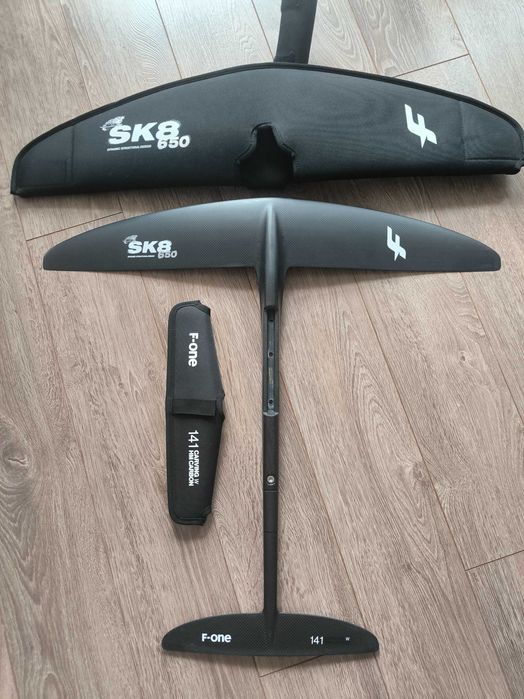 Foil F-one sk8 650 v2, 141 carving W v2, maszt HM 95 cm Gdańsk