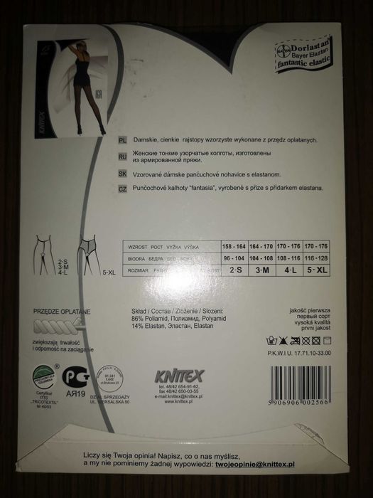 Zestaw 3 par rajstop 3-M + gratis