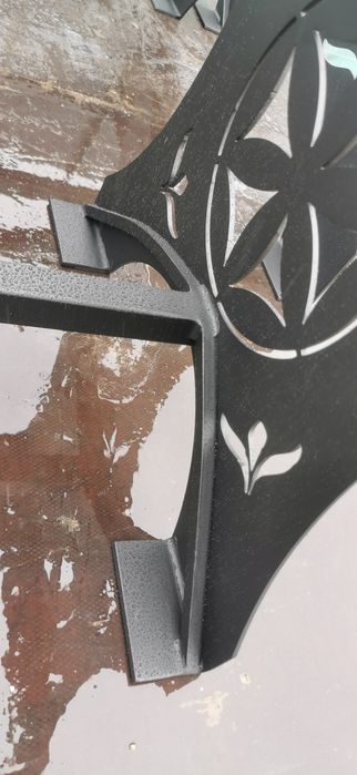Meble tarasowe ogrodowe metalowe stalaż