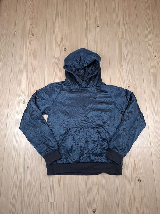 Oryginalna Męska Bluza z Kapturem Nike – Wypukłe Hafty / Miasta / Wiatrówka M