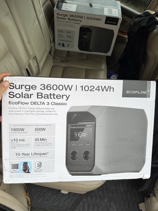 EcoFlow DELTA 3 classic 1024Wh 1800W | EU | Нові