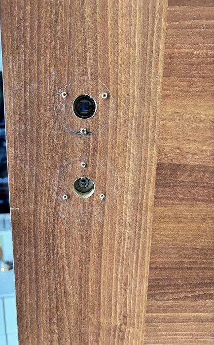 Uzywane 2 pary drzwi wewnetrznych do łazienki