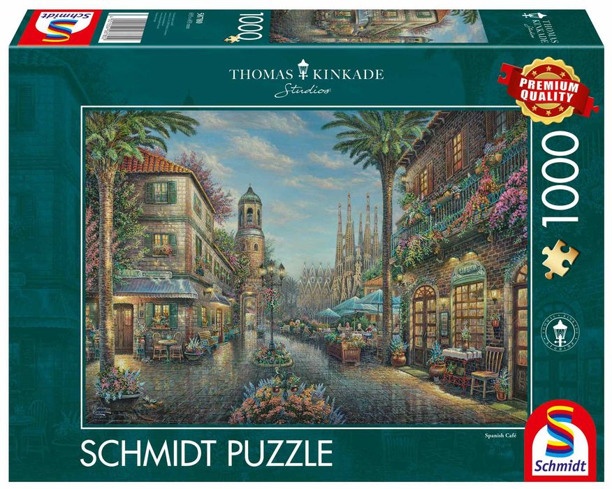 Puzzle 1000 Pq T. Kinkade Hiszpańska Uliczka 112728. Nowy Produkt