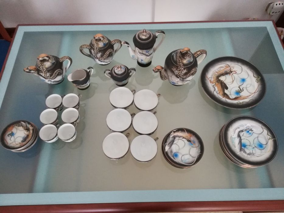 Serviços (2) chá e café bago de arroz