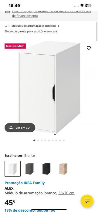 Penteadeira ikea como nova comprada a 5meses