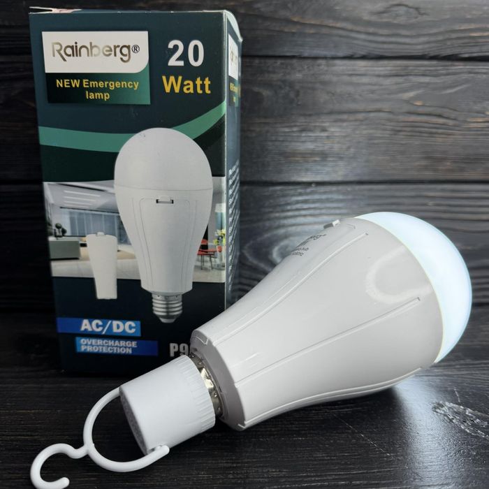 ‼️Лампочка Аккумулярна 30Ват+ тайп си Аварійна коли немає світла ‼️