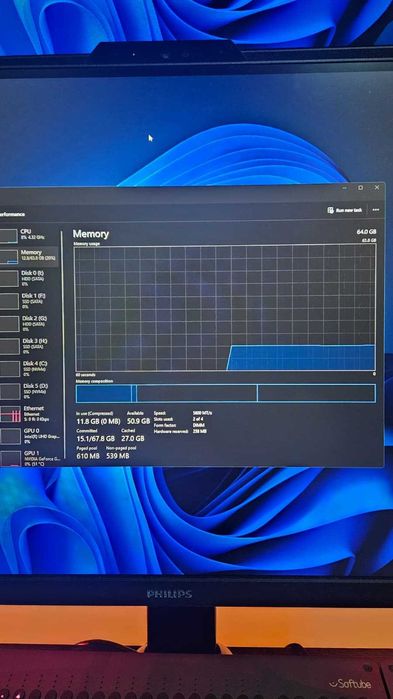 PC i7-14700K GTX 1660 Super 64GB RAM DDR5
