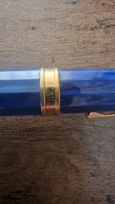 Caran d'ache Equinoxe azul mármore