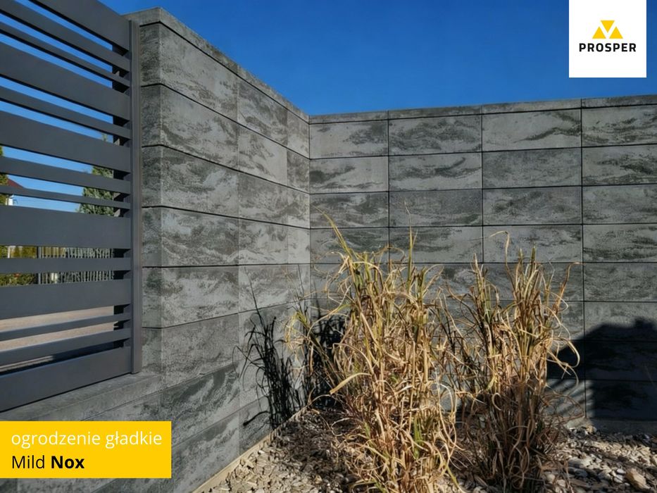 Pustaki ogrodzeniowe KONEKT bloczki 50x20x20 ogrodzenia NOX