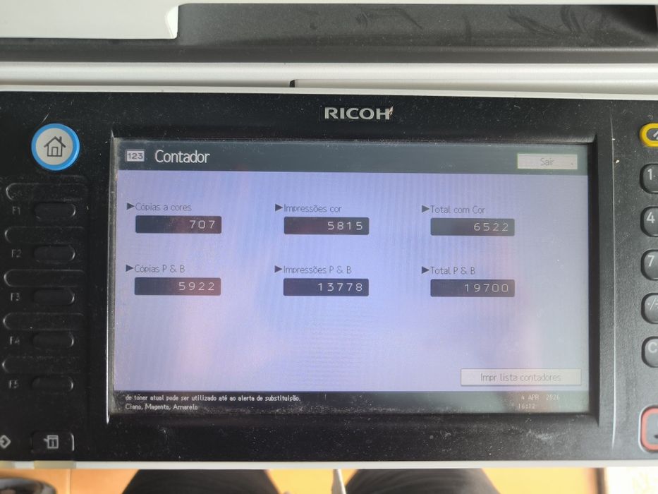 Impressora  Ricoh Multifunções MP C2011