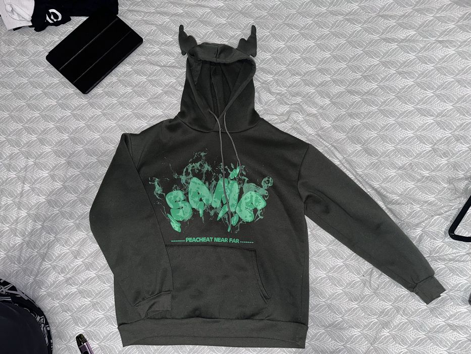 Худи с рожками альт размер М