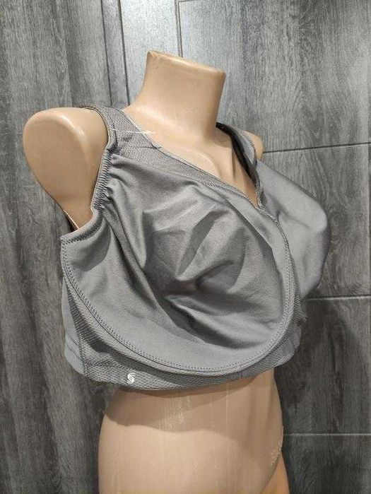 105G Мягкий спортивный бюстгальтер plus plus size с бесшовными чашками