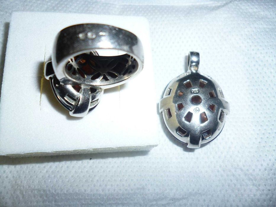 Pendente e anel em prata Georgio Martello