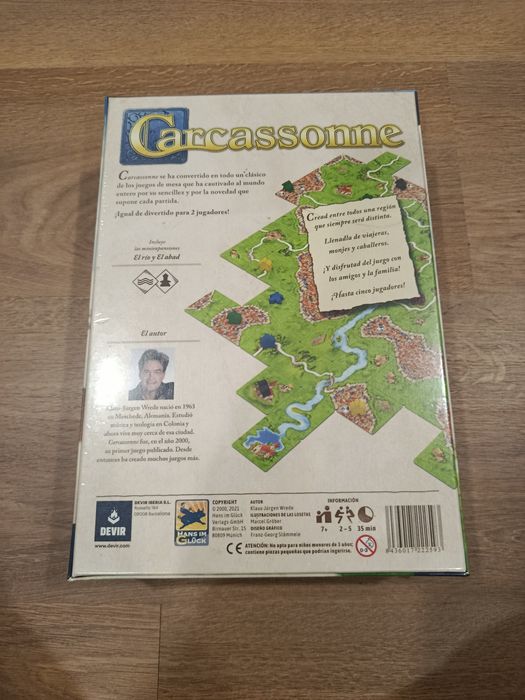 Carcassonne - jogo de tabuleiro em espanhol