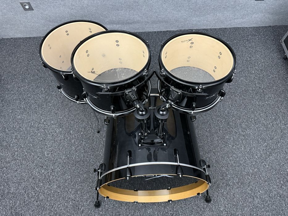 ++ BASIX Classic Custom Black - PERKUSJA Akustyczna zestaw werbel ++