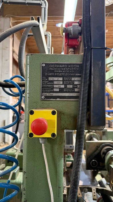 Wiertarko-Kołczarka KOCH BL-25 z PLC + powrót | 8 głowic