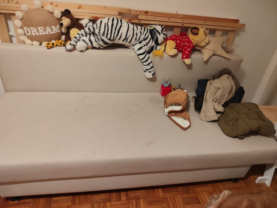 Sofá cama com gavetão do IKEA
