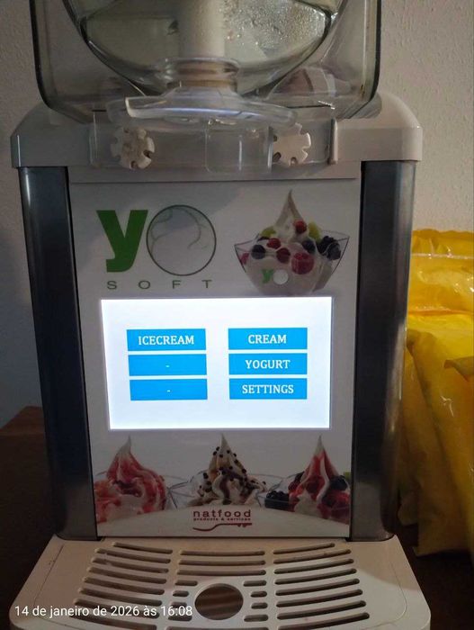 Maquina Granizados,Gelado soft e Açai ,digital da NatFood