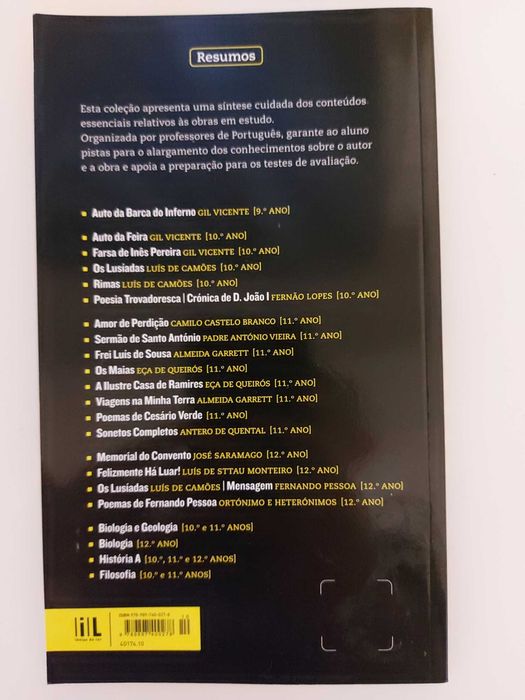 Livro Resumo Amor de Perdição (como novo)