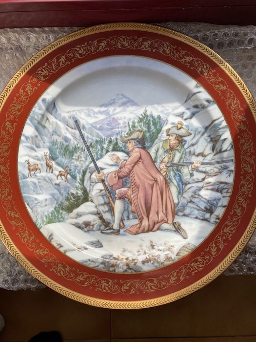 2 Pratos Porcelana La Chasse