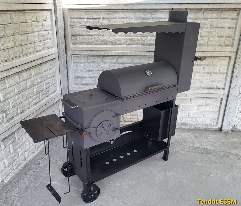 •Хит! УСИЛЕННЫЙ! Мангал Коптильня Барбекю, Печка/ Печь под казан