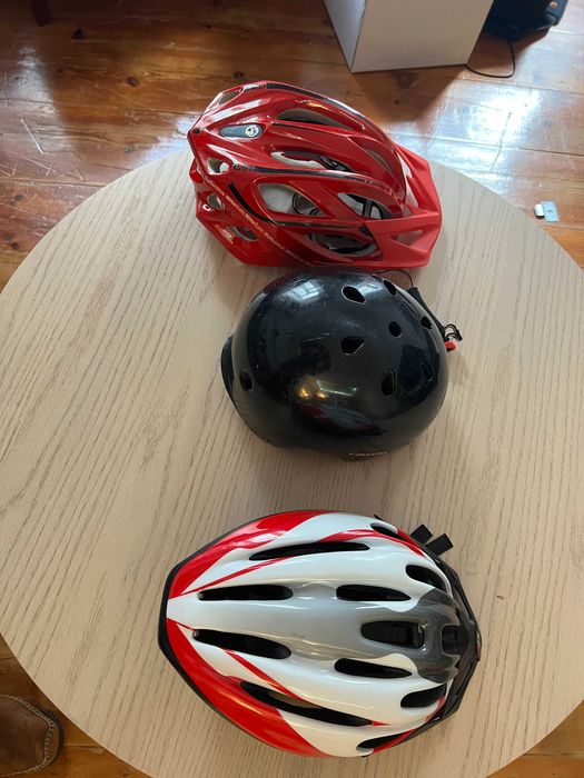 Conjunto de Capacetes para Família - Patins, Bike ou Trotinete