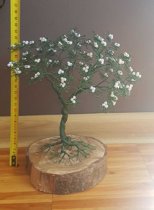 Drzewko szczcia ycia Bonsai z drutu i koralikw Handmade Rkodzieo  Rzeszw  OLX.pl