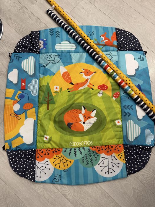 Детский  коврик , baby play mat fox