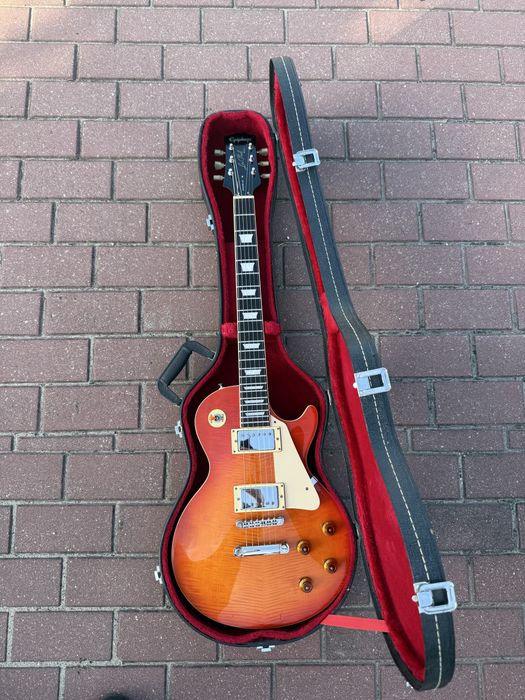 Epiphone 1989 Les Paul Plus Top - pierwszy i jedyny rocznik z główką Kalamazoo z Unsung + hard case