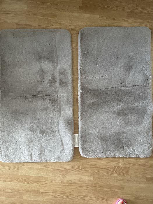 Tapete liso de pelo 60X110 cm creme