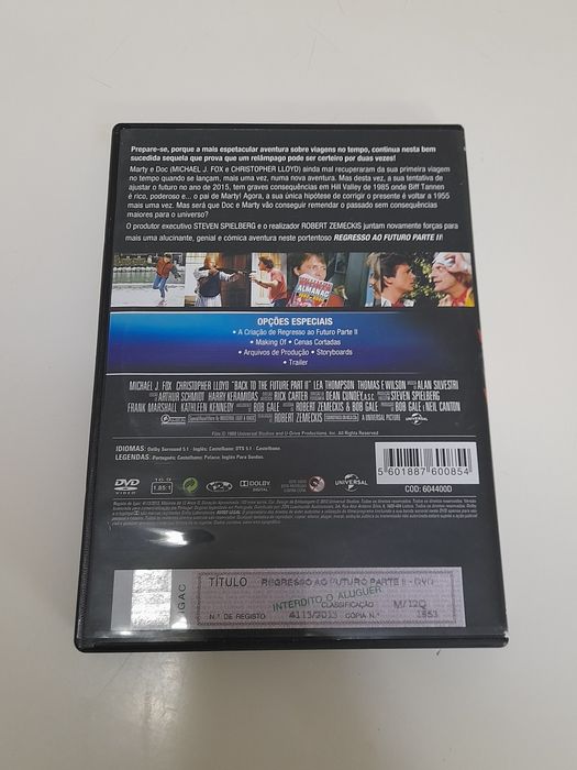 Regresso ao Futuro - Parte II (1989) em DVD