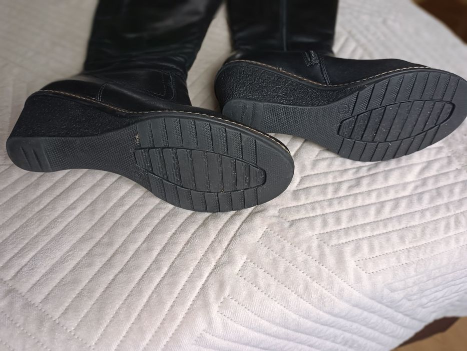 Kozaki ze skóry naturalnej