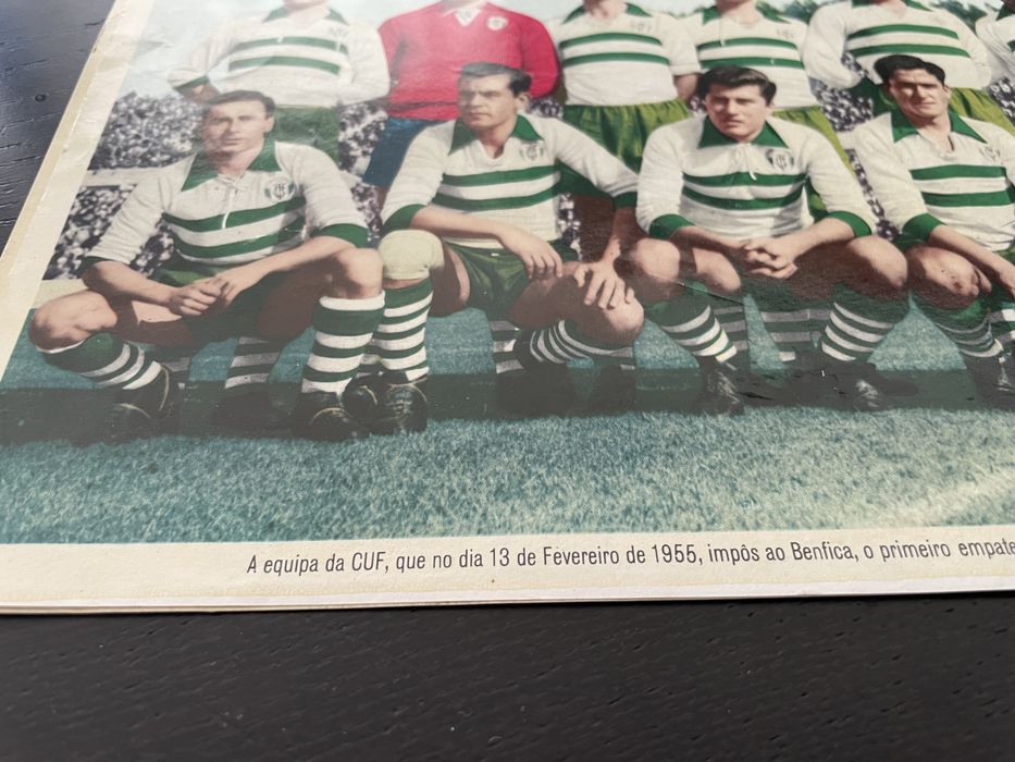 Vintage mini posters equipas futebol épocas decada 50