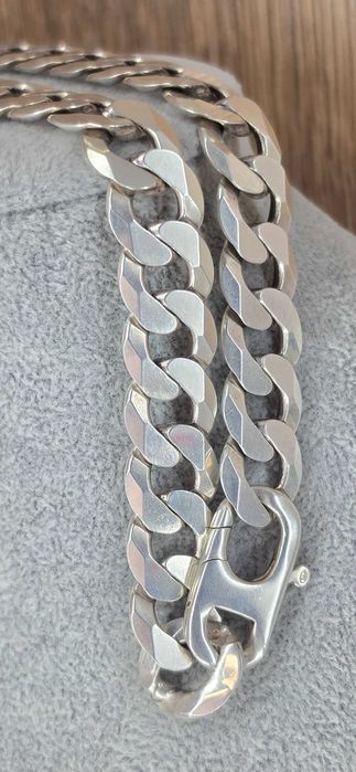 Srebrny Łańcuch Próba 925 Waga 143.12g Szerokość 15.50mm Długość 56cm