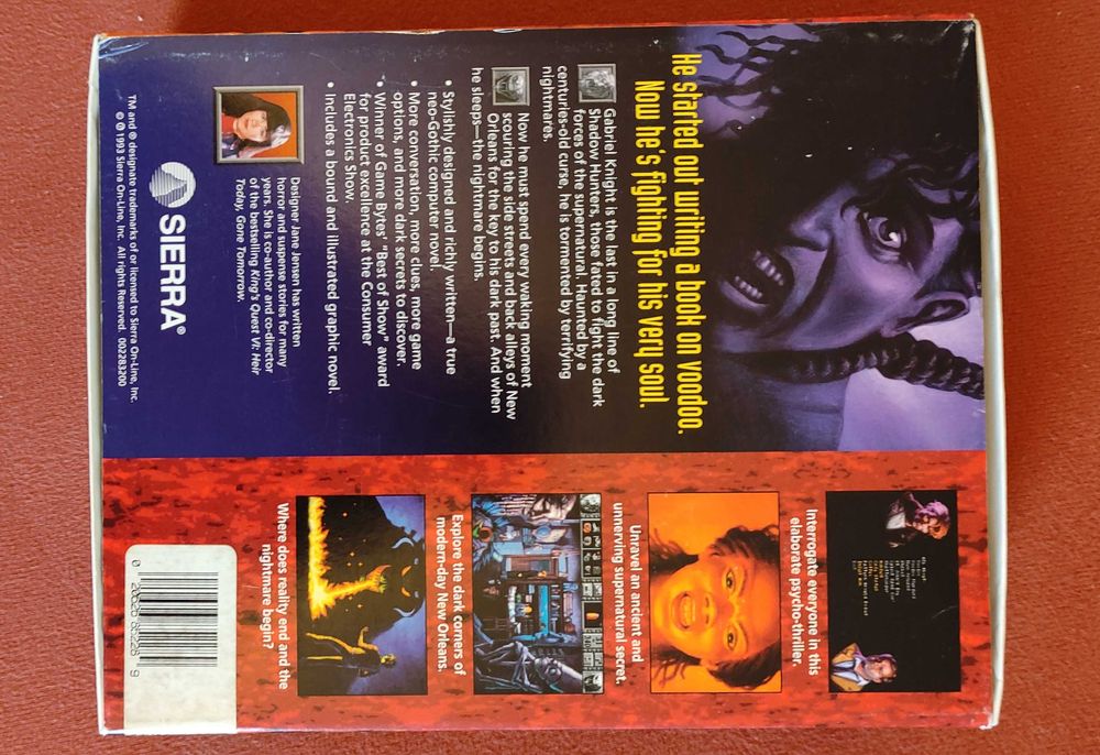 Gabriel Knight big box PC