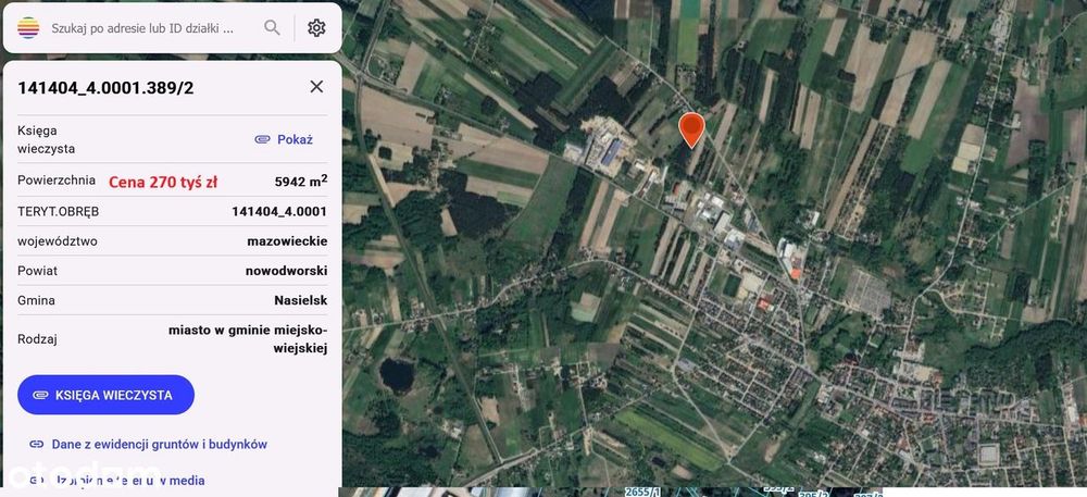 Działki w Nasielsku z warunkami zabudowy oraz z mediami