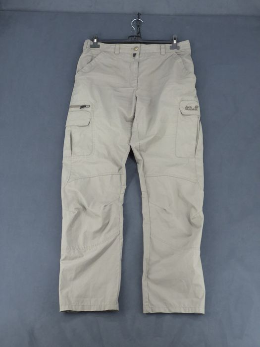 Jack Wolfskin Spodnie Trekkingowe Nano-Tex Bojówki L Long