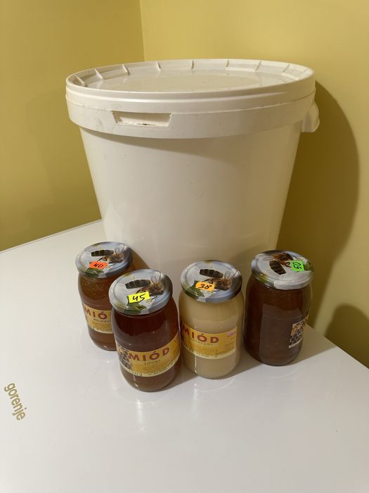 Miod pszczeli z pasieki 40 kg - polski