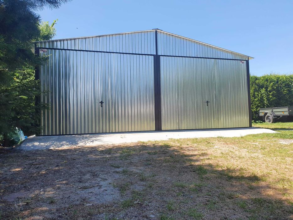 Garaż blaszak 6x5 Garaż blaszany Wiata Hala Producent 6x8 5x7 7x7 6x6