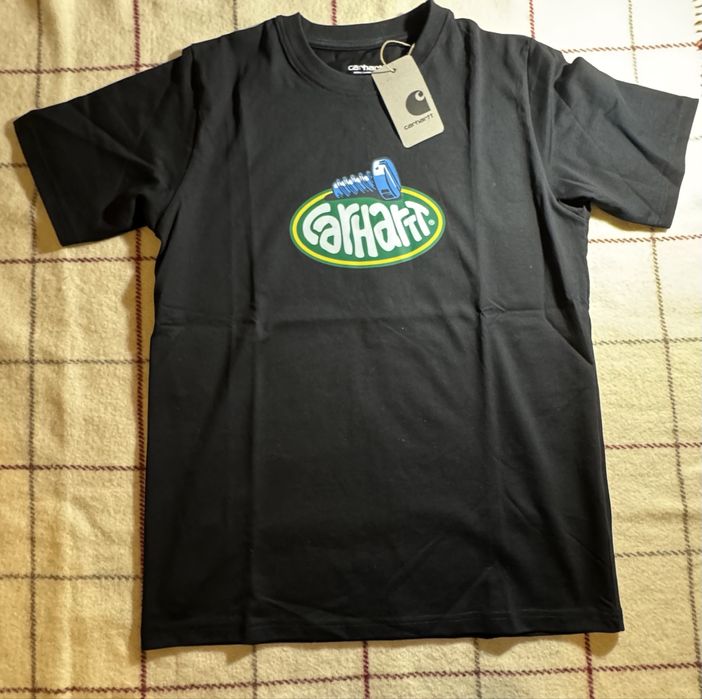 T-shirt Preta da Carharrt WIP Tamanho S