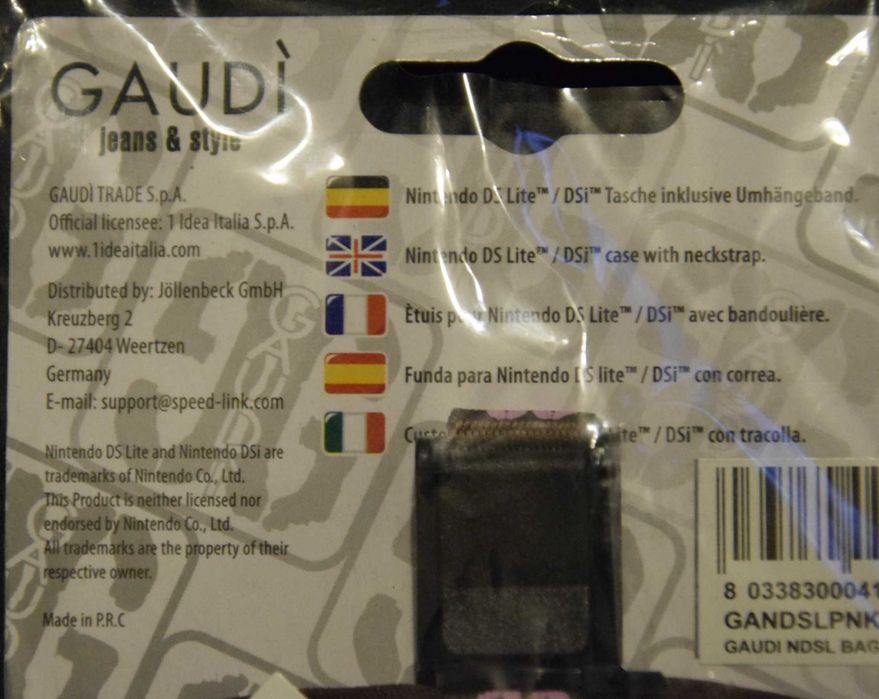 Pokrowiec ,futerał  Gaudi Style do konsoli DS lite + DSi ,różowa