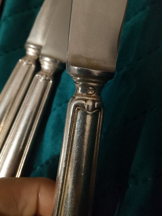 Noże srebrne  Sambonex INOX  sygnowane