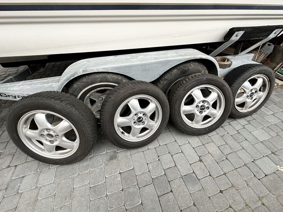 Mini Cooper zimowe kola 15 aluminiowe super opony