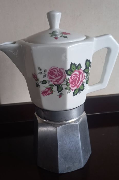Cafeteira em cerâmica/ Cafeteira vintage
