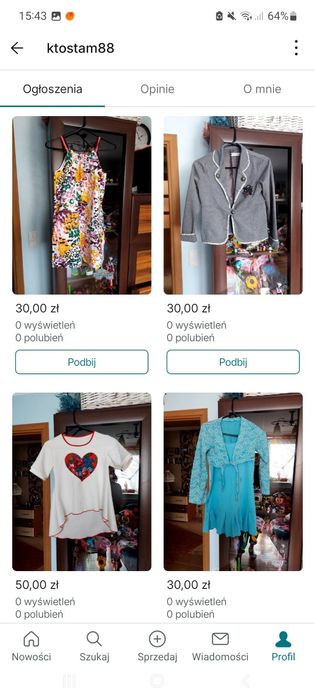 Sprzedam przedmioty
