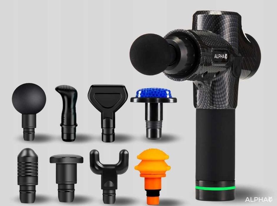 Pistolet do Masażu Alpha - jedno urządzenie, wiele korzyści.