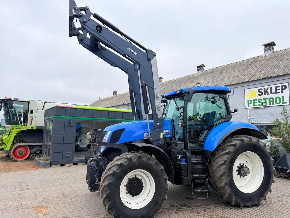 New Holland T7.220  z turem QUICKE Q78, 220 KM, miękka oś i kabina, przedni TUZ,
