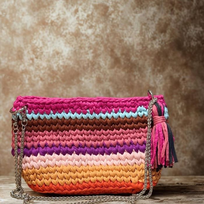 Bolsa Crochê Artesanal