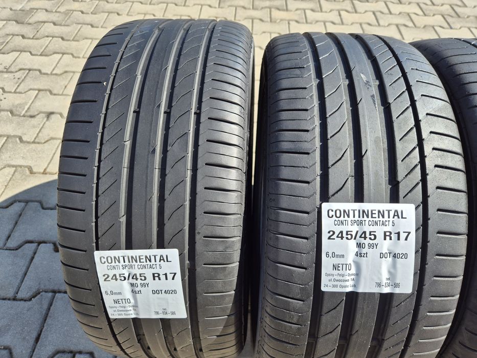 Opony Continental 245 45 R17